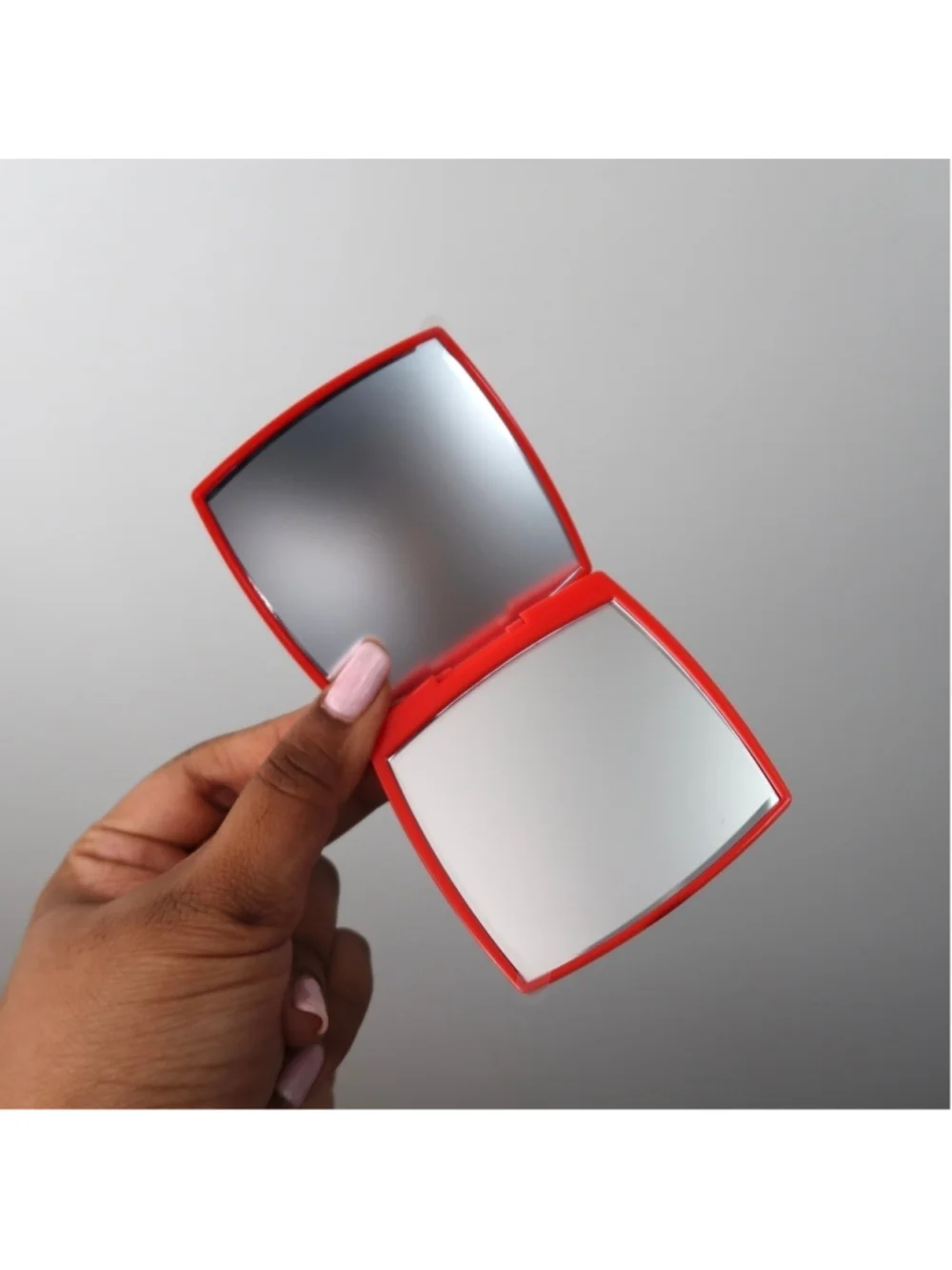 Chanel Double Mirror – Limited Edition Red with Velvet Pouch